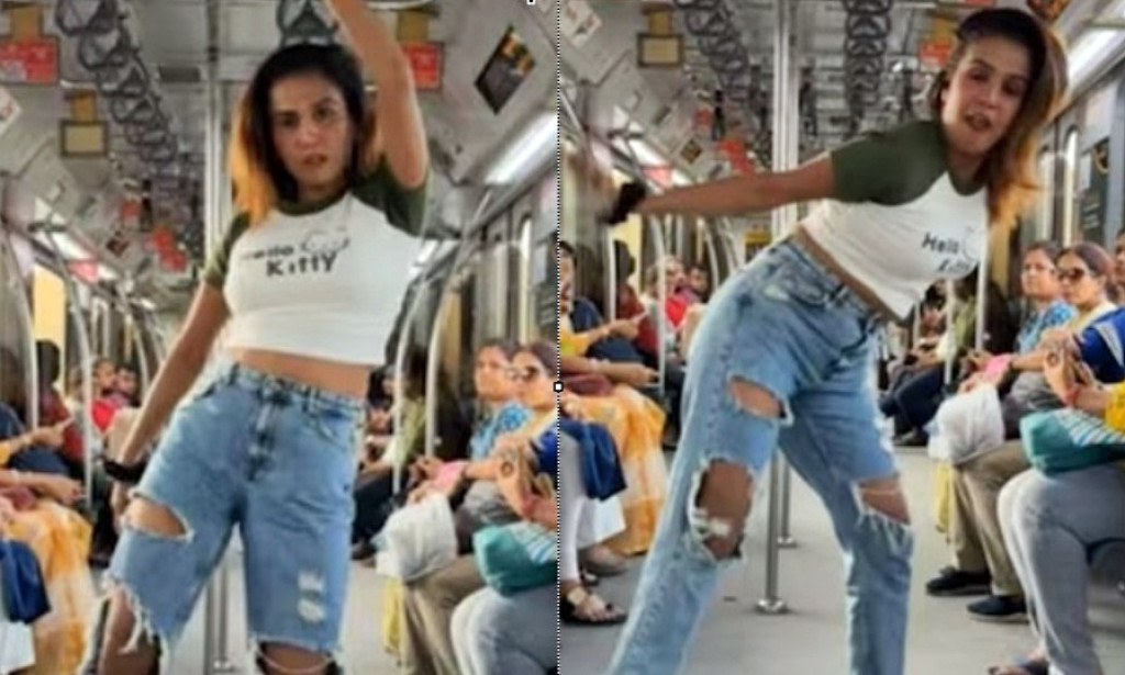 Woman’s bold dance in Metro Train goes viral; See Video